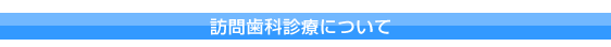 訪問歯科診療について